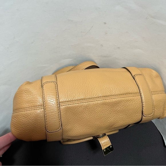 Michael Kors Pebbled Leather Satchel Bag - Picture 3 of 16